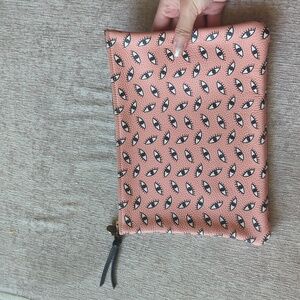 Leather Clutch Eye design